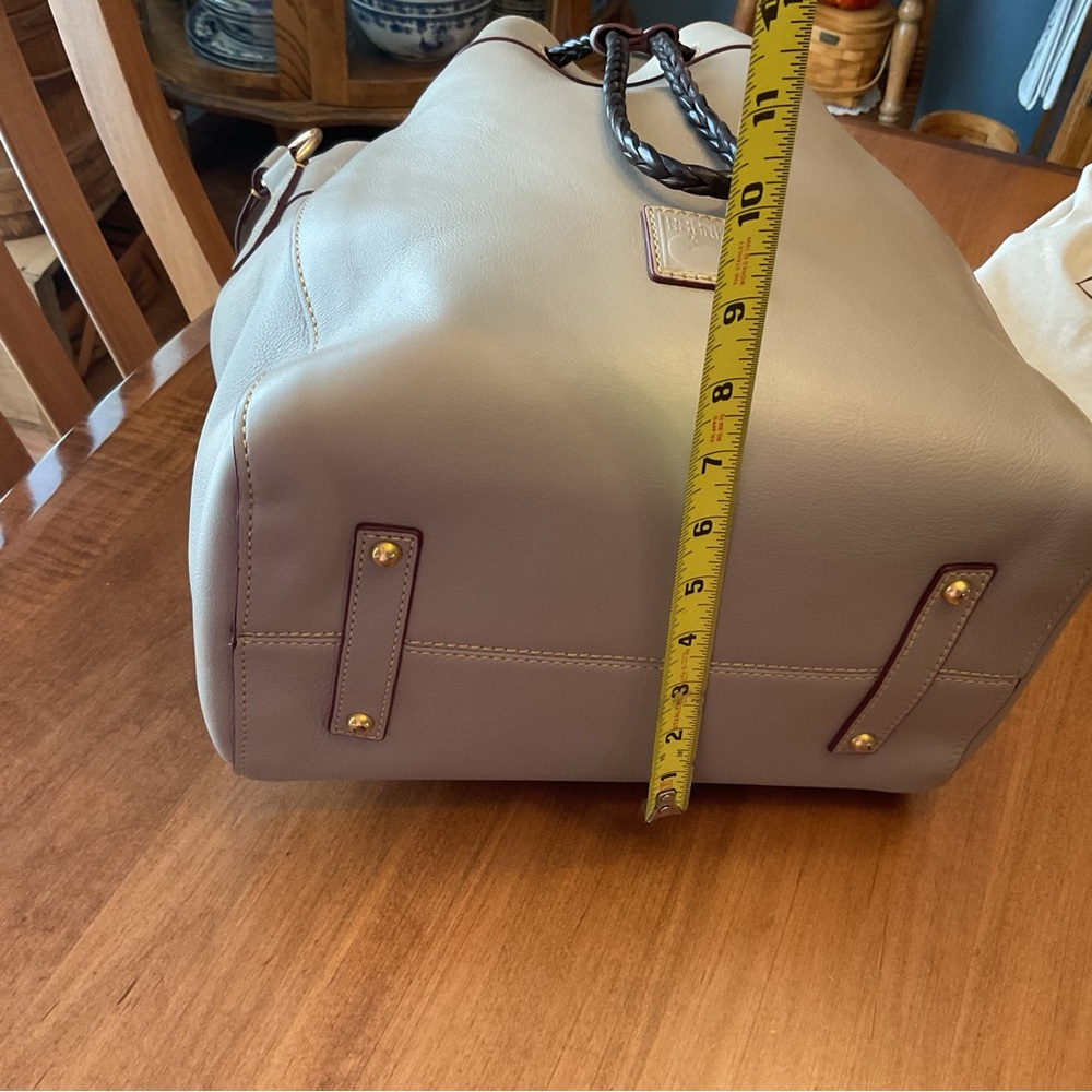 Dooney & Bourke Light Taupe Hattie Drawstring Large - Picture 16 of 16